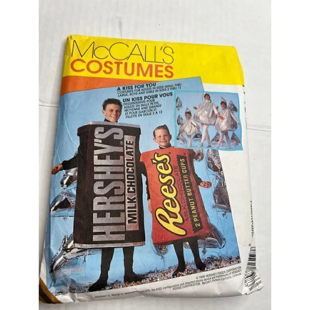 McCall’s costumes Hershey Candy patterns